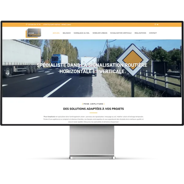creation site internet - signalisation routiere-agence web essonne