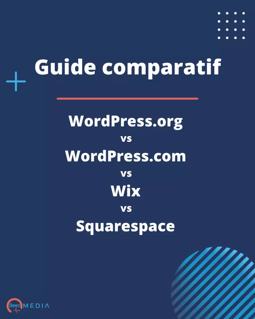 Guide comparatif CMS wordpress vs wix