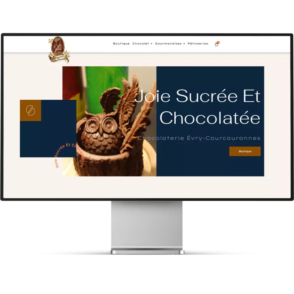 création site web - boutique chocolaterie essonne - agence web essonne - beez media