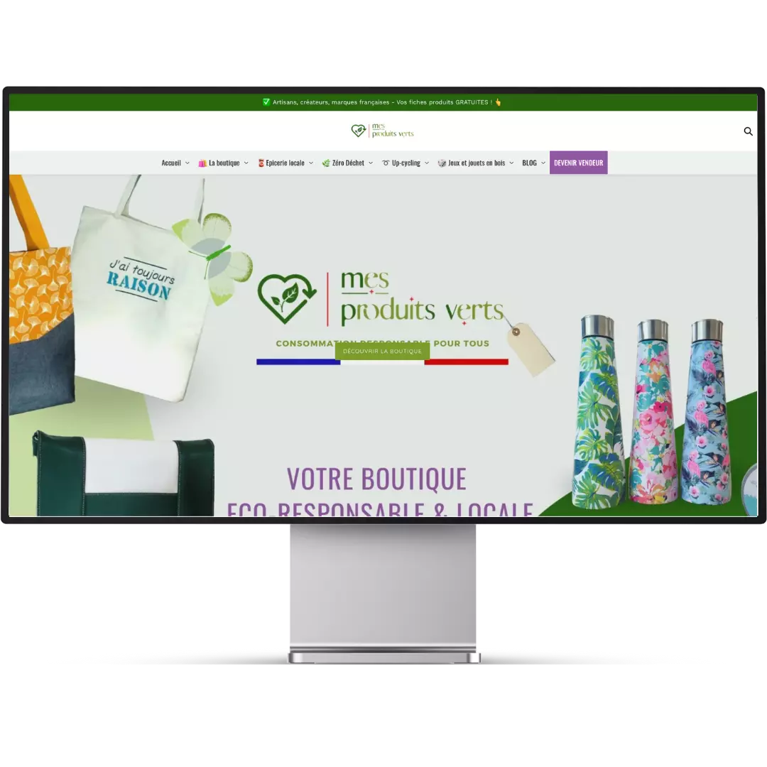 partenaire mes produits verts - beez media - agence web