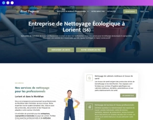 Migration site wordpress Atout Propreté - Agence web Lorient (56)